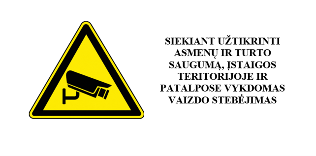 Vykdomas vaizdo stebėjimas